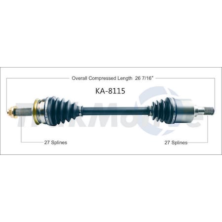 Surtrack Axle Cv Axle Shaft, Ka-8115 KA-8115